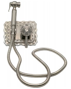 Гигиенический душ MC 800 SL скрытого монтажа серебро Milacio
