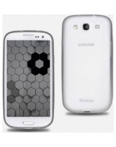 Чехол клип кейс Glow Protect Case для Samsung Galaxy S3 i 9300 белый Yoobao