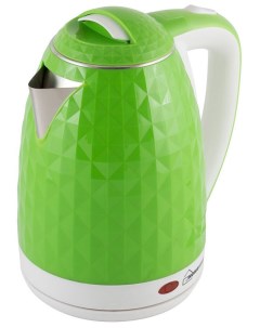 Чайник электрический HS 1015 004194 зелено белый Homestar