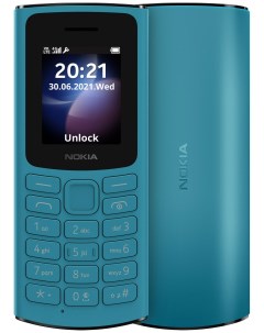 Мобильный телефон 105 4G DS Blue NOK 16VEGL01A01 Nokia
