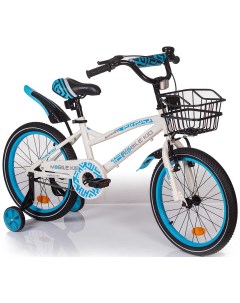 Велосипед SLENDER 18 WHITE BLUE Mobile kid