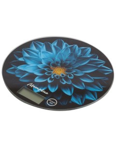 Кухонные весы MA 197 008117 голубой цветок Матрёна