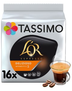 Кофе капсульный L OR ESPRESSO DELICIOUS Tassimo