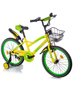 Велосипед SLENDER 20 YELLOW GREEN Mobile kid
