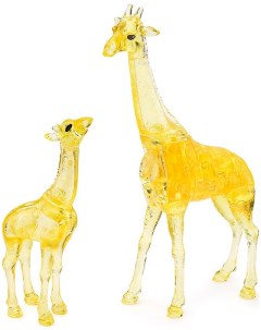 3D головоломка Два жирафа Crystal puzzle
