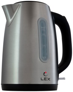 Чайник электрический LX 30017 1 стальной брашированный Lex