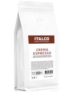Кофе в зернах Professional Crema Espresso Крема Эспрессо 1000гр в у Italco