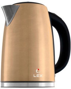 Чайник электрический LX 30021 3 стальной бежевый Lex
