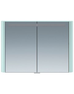 Зеркальный шкаф Sensation 100 см с подсветкой мятный глянцевая M30MCX1001GG Am.pm.