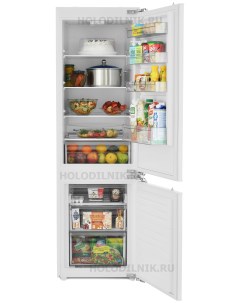 Встраиваемый двухкамерный холодильник CSBI 256 M Scandilux