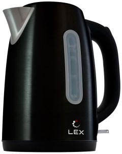 Чайник электрический LX 30017 2 стальной черный Lex