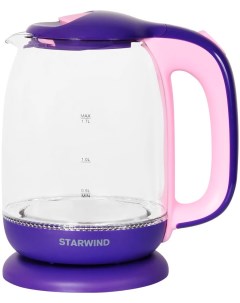 Чайник SKG1513 1 7л 2200Вт фиолетовый розовый Starwind