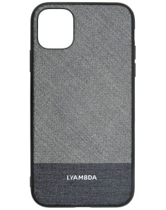 Чеxол клип кейс EUROPA для iPhone 12 Mini LA05 1254 GR Grey Strip Lyambda