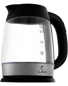 Чайник электрический LX 30011 1 черный Lex
