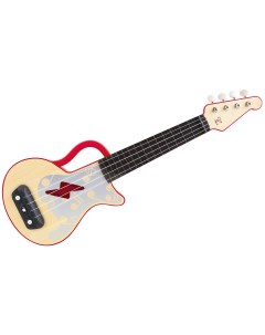 Музыкальная игрушка Гавайская гитара для детей Мерцающая укулеле красная E0624_HP Hape