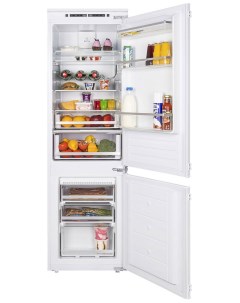 Встраиваемый двухкамерный холодильник MBF177NFFW Maunfeld