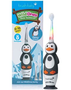 Звуковая зубная щетка Sonic WildOnes Пингвин Brush-baby