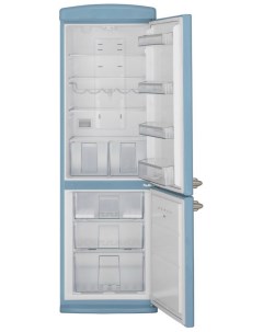 Двухкамерный холодильник SLUS 335 U2 небесно голубой Schaub lorenz