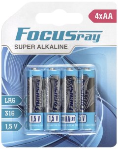 Батарейки SUPER ALKALINE LR06 BL4 4 24 288 Focusray