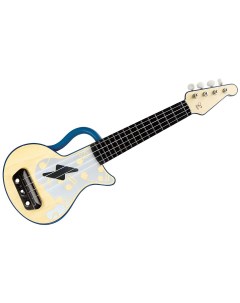 Музыкальная игрушка Гавайская гитара для детей Мерцающая укулеле синяя E0625_HP Hape