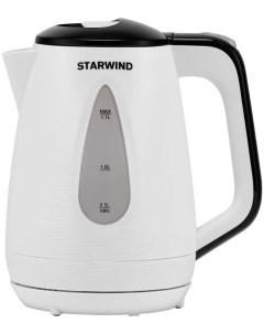 Чайник SKP3213 1 7л 2200Вт белый черный Starwind