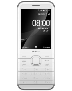 Мобильный телефон 8000 4G DS White Nokia