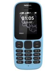 Мобильный телефон 105 DS TA 1174 Blue голубой Nokia