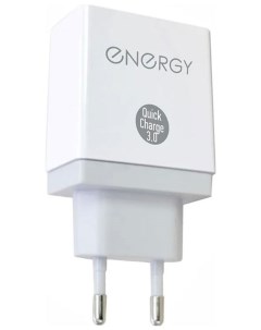 Сетевое зарядное устройство ET 24 3 USB Q3 0 цвет белый Energy