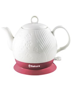 Чайник электрический SA 2036T керамика 1 2 л Sakura