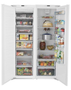 Встраиваемый холодильник Side by Side SBSBI 524EZ RBI 524EZ FNBI 524E Scandilux