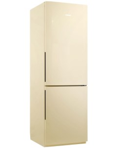 Двухкамерный холодильник RK FNF 170 бежевый ручки вертикальные Pozis