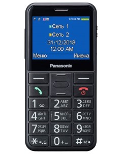 Мобильный телефон KX TU150 черный Panasonic