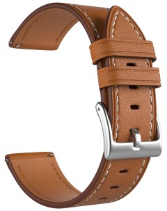 Универсальный кожаный ремешок для часов 20 mm NEMBUS LWA S41 20 BR Brown Lyambda