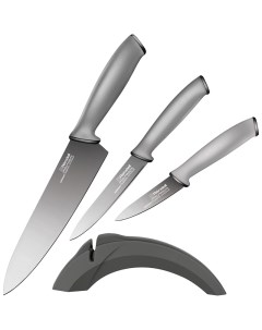 Набор ножей Kroner RD 459 3пр с точилкой промо стальной Rondell
