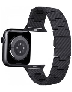 Браслет карбоновый для Apple Watch 6 7 серии 38 40мм Retro AWB1002 Pitaka