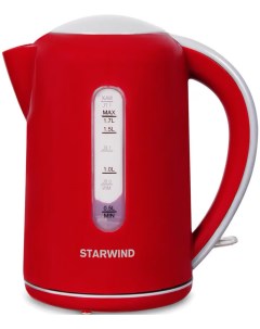 Чайник SKG1021 1 7л 2200Вт красный серый Starwind