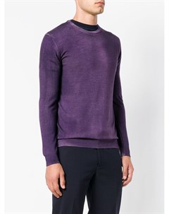 Altea свитер с выбеленным эффектом m фиолетовый Altea