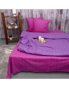 Постельное белье Фиолетовый Закат 2 сп евро Тм вселенная текстиля