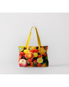 Пляжная сумка фруктовое утро 50х40 см Олимп текстиль