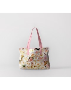 Пляжная сумка нежнейшие цветы 50х40 см Олимп текстиль