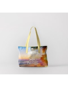Пляжная сумка теплый закат на пляже 1 50х40 см Олимп текстиль