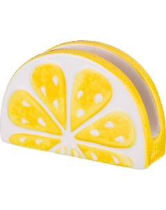 Салфетница лимон 15х5х10 см Lefard