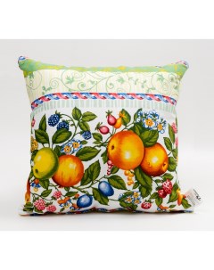 Декоративная подушка фруктовая палитра Текс-дизайн