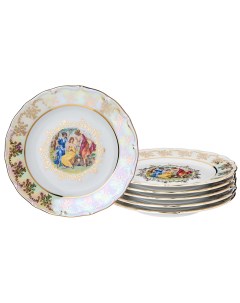Набор тарелок мадонна 21 см 6 шт Elisabeth bohemia original