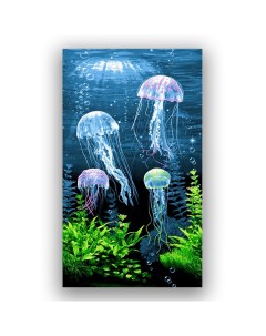 Полотенце медузы 75х150 см Тм вселенная текстиля