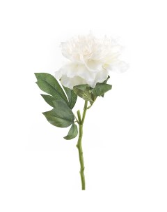 Цветок искусственный пион белый Gloria garden