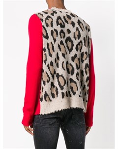 R13 свитер с леопардовым узором R13