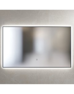 Зеркало для ванной Панорама 120 чёрное Sanvit