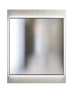 Зеркало для ванной Панорама 50 чёрное Sanvit