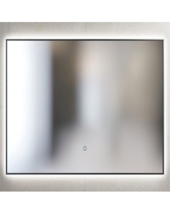 Зеркало для ванной Панорама 75 чёрное Sanvit